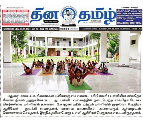 yoga day celebration